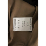 Lamberto Petri Brown Draped Silk Sheath Shift Coctail Dress GSD12594-2