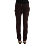 CYCLE Brown Cotton Stretch Low Waist Slim Fit Denim Jeans PAN71163 - 29
