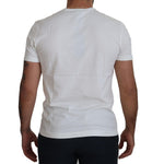 Dolce & Gabbana White Logo Cotton Amor Magister T-shirt TSH8180- 46