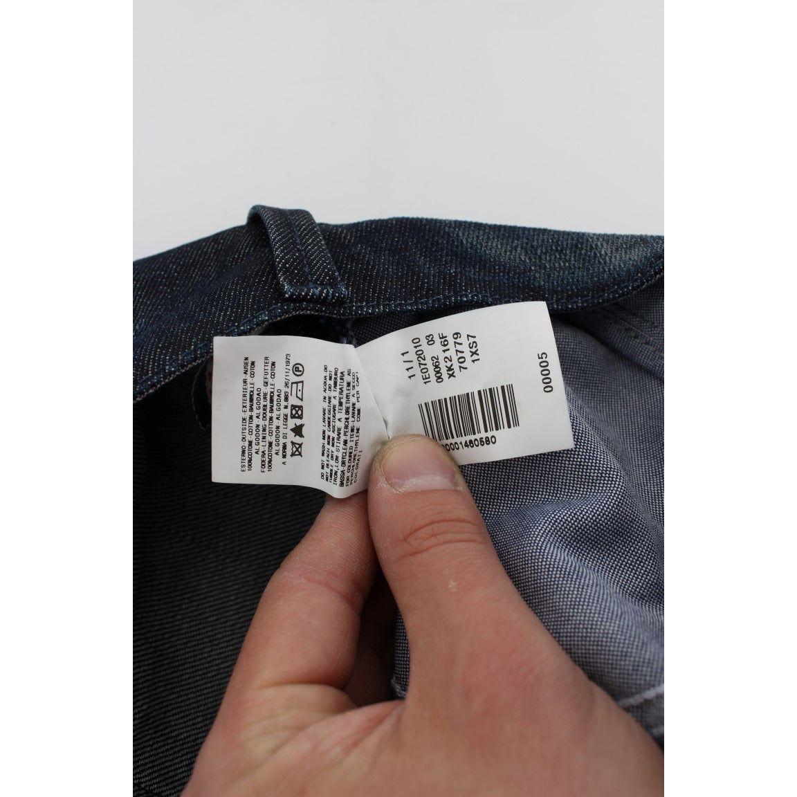 Acht Blue Cotton Regular Straight Fit Jeans