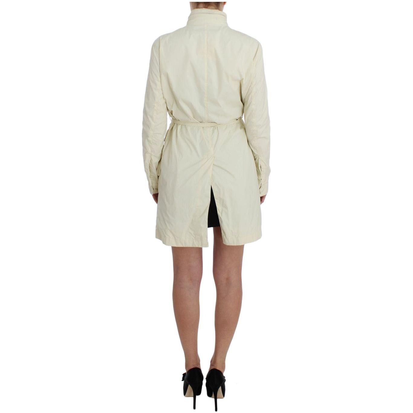 P.A.R.O.S.H. Beige Weather Proof Trench Jacket Coat SIG32536-2