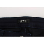 Costume National Blue Cotton Blend Slim Fit Jeans SIG30204-1