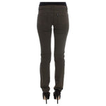 Costume National Green Cotton Blend Slim Fit Jeans SIG32577-1