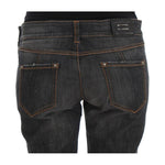 Ermanno Scervino Gray Cotton Slim Fit Denim Jeans SIG30281-1