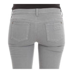 Ermanno Scervino Blue Cotton Blend Slim Fit Bootcut Jeans SIG30289-2
