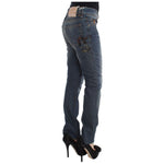 John Galliano Blue Wash Cotton Blend Slim Fit Jeans SIG30168-4