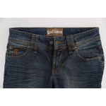 John Galliano Blue Wash Cotton Blend Slim Fit Jeans SIG30168-4