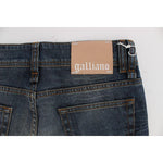 John Galliano Blue Wash Cotton Blend Slim Fit Jeans SIG30168-4