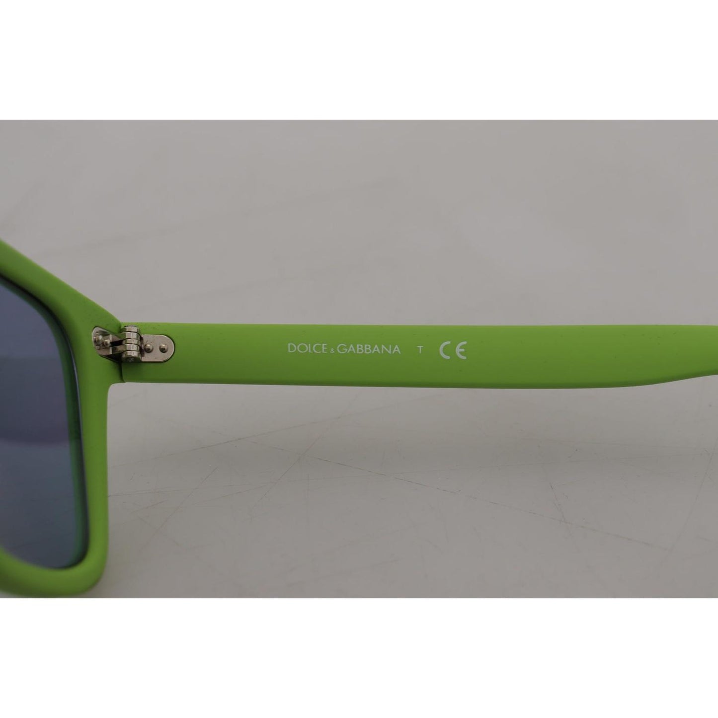 Dolce & Gabbana Green Rubber Full Rim Frame Shades DG6095 Acid Sunglasses