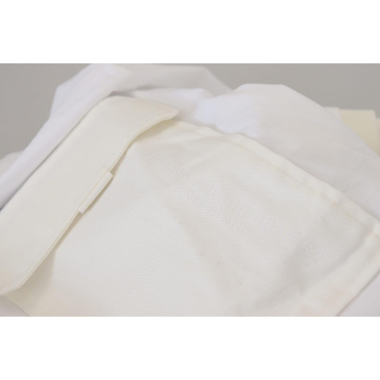 Dolce & Gabbana White Flap Pocket Short Sleeves T-shirt TSH8171- 48