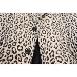 Dolce & Gabbana White Leopard Single Breasted Coat Blazer JKT3445 - 50