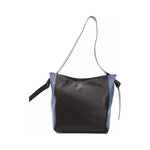 Pompei Donatella Black Leather Women Shoulder Bag PO-5840