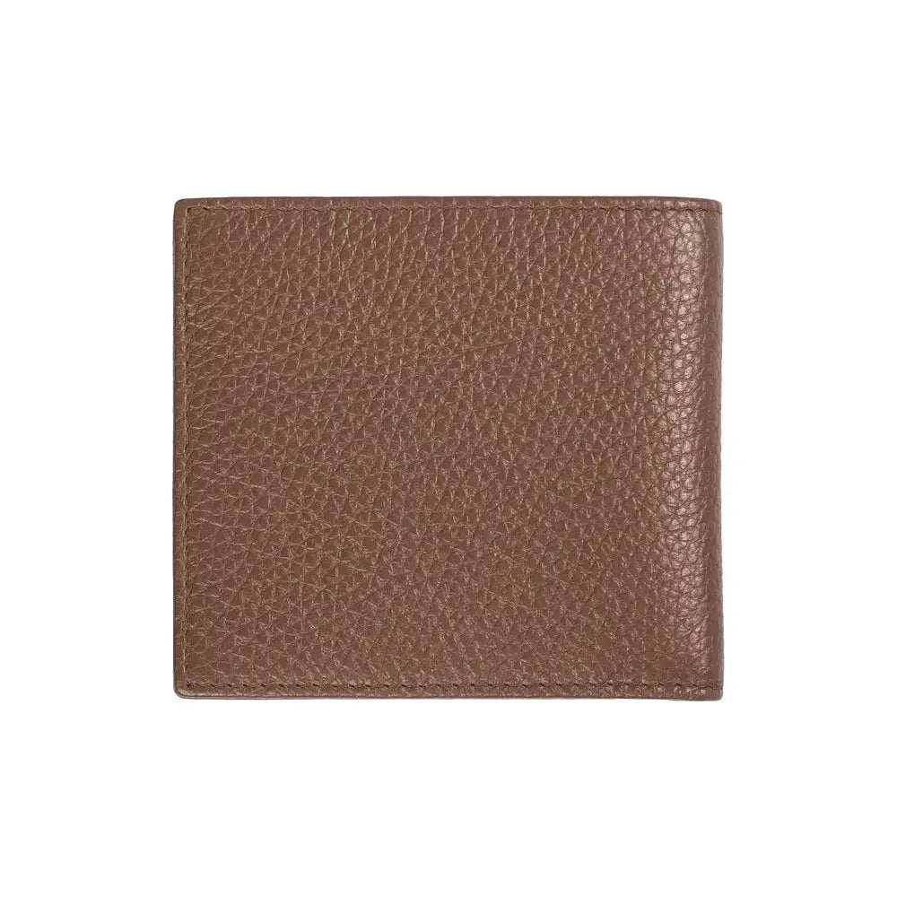 Trussardi Brown Leather Men Wallet TR-20726