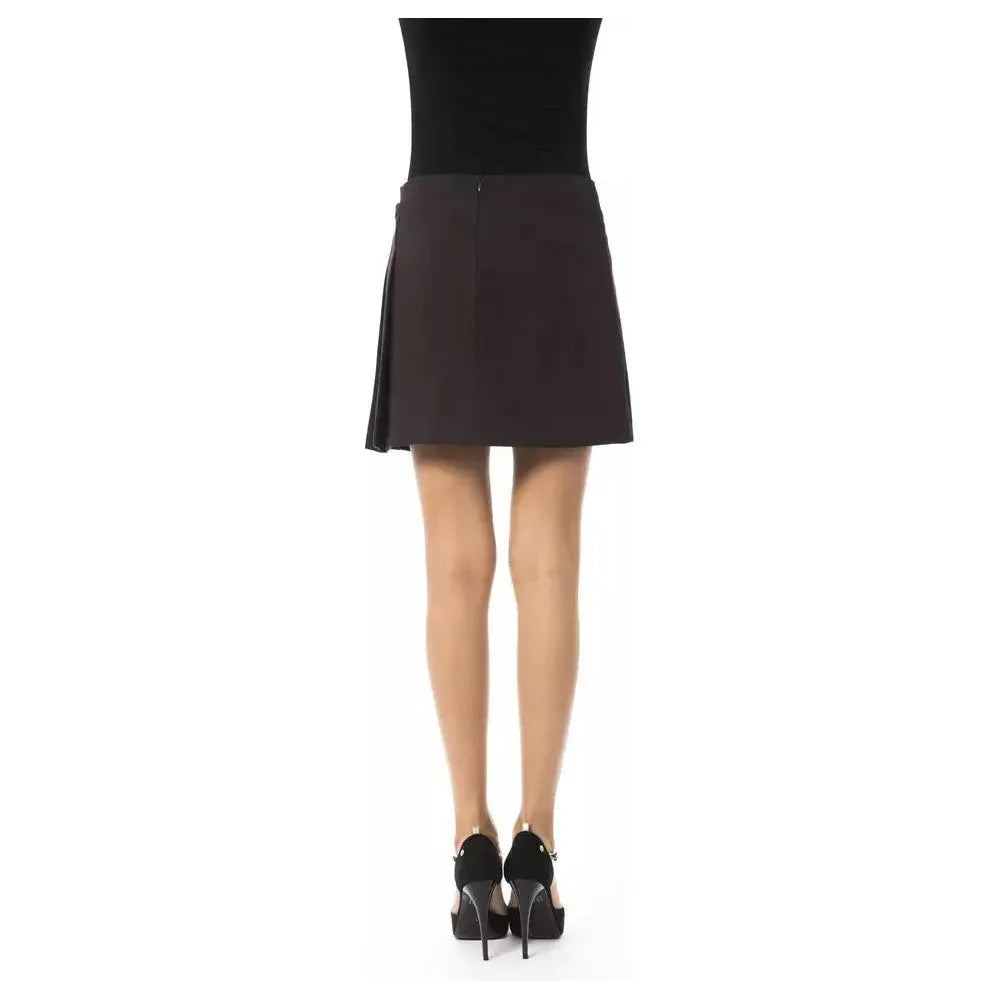 BYBLOS Brown Polyester Women Skirt BY-17677-IT40|S