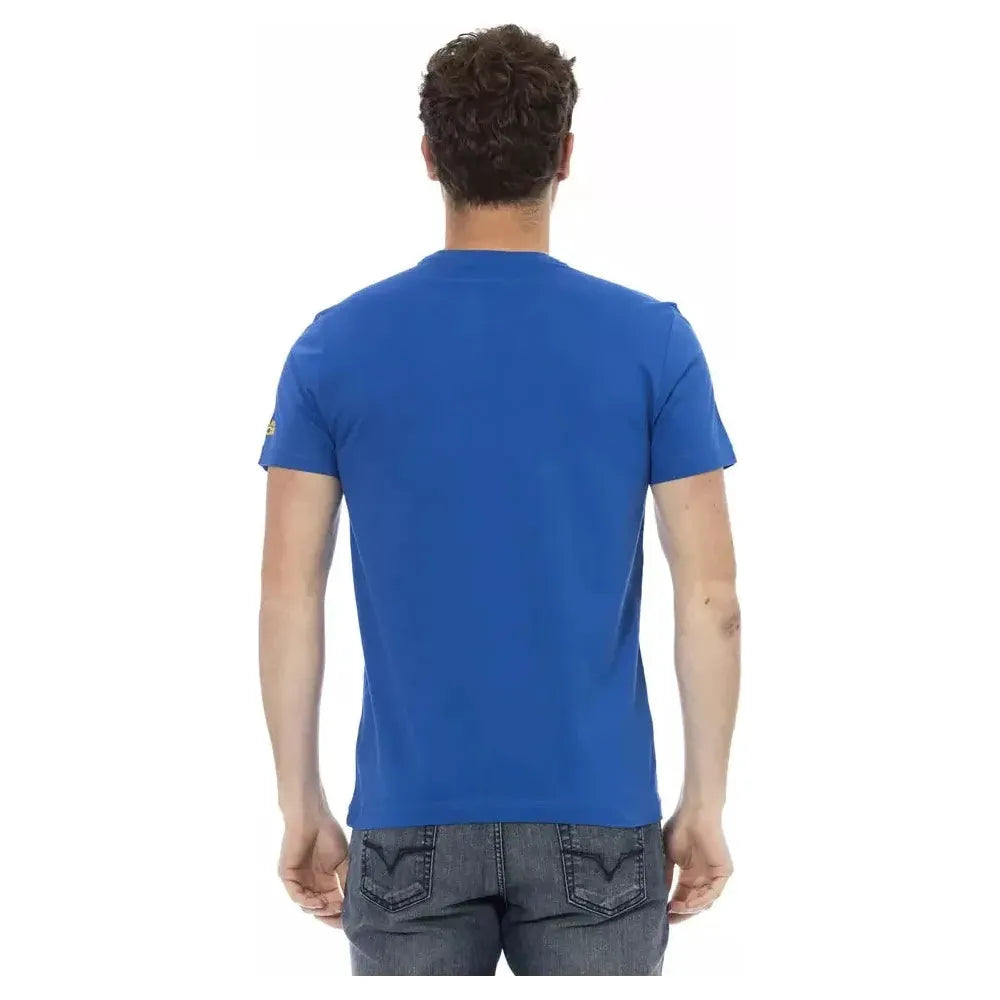 Trussardi Action Blue Cotton Men's T-Shirt
