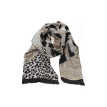 Cavalli Class Beige Wool Men Scarf CA-22212