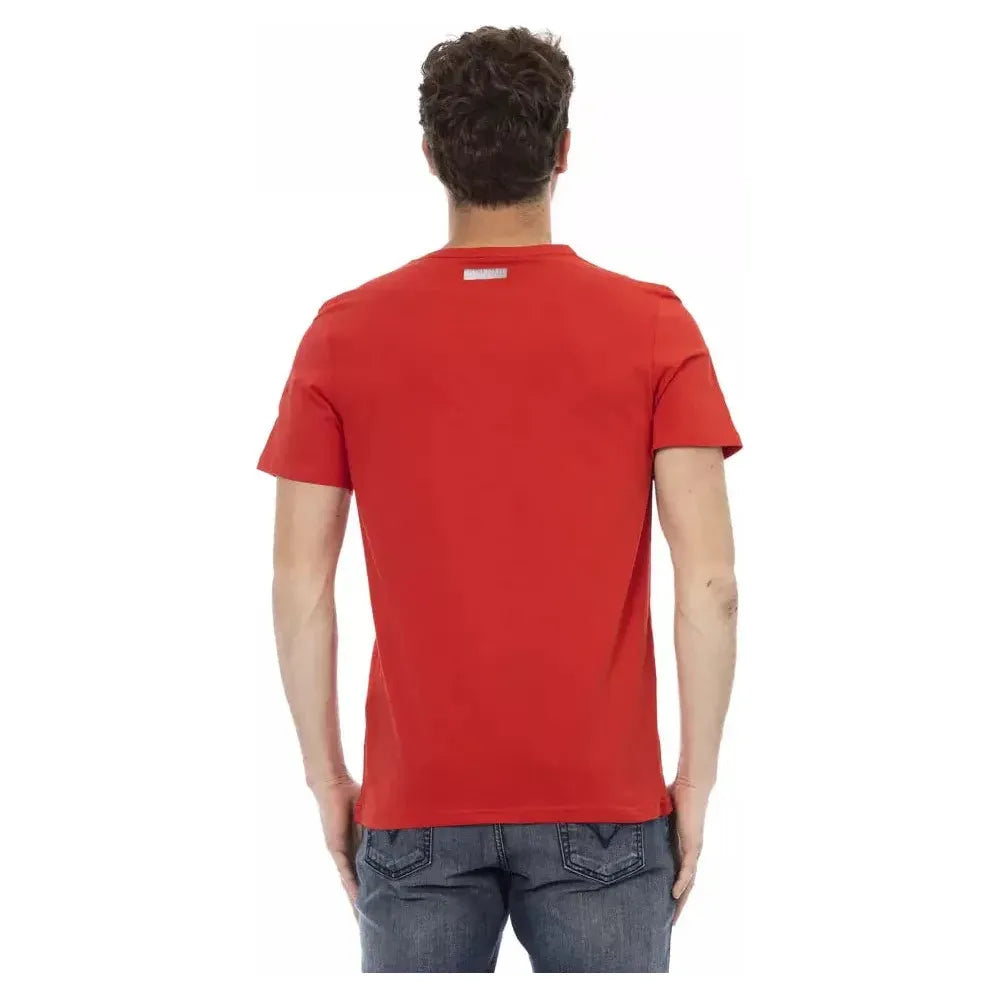 Bikkembergs Red Cotton Men T-Shirt BI-22061-M
