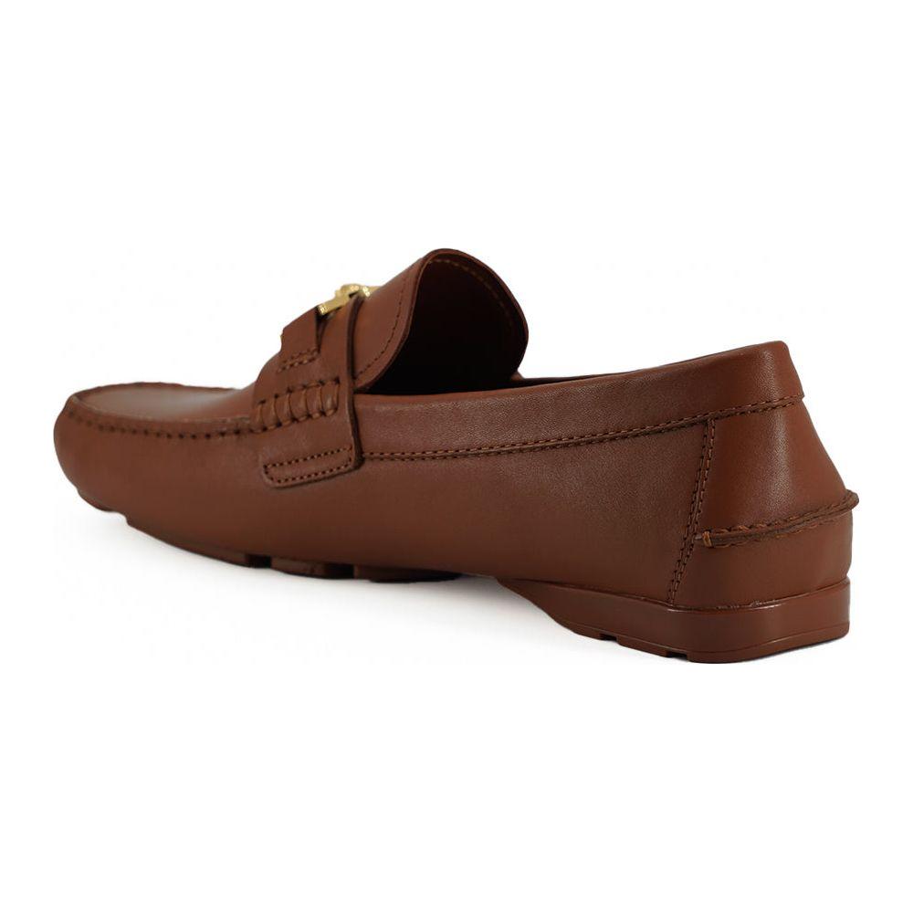 Versace Elegant Medusa-Embossed Leather Loafers 8054712179518