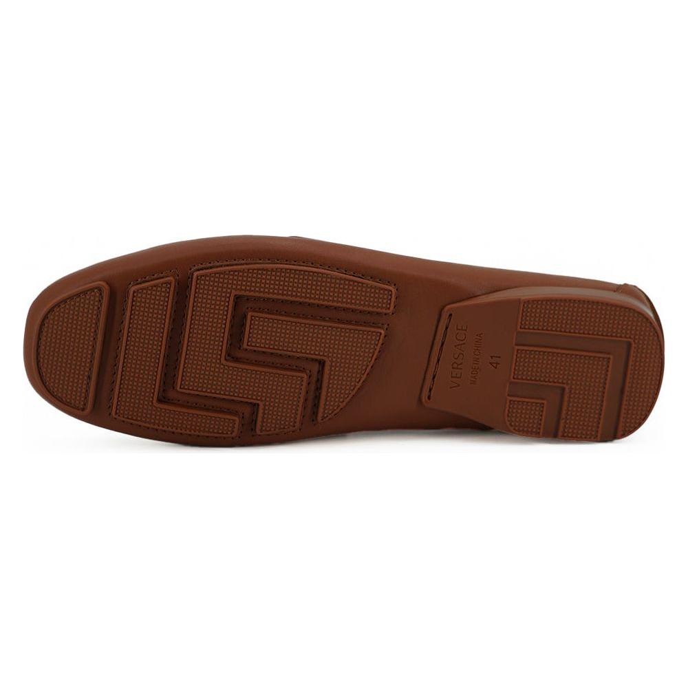Versace Elegant Medusa-Embossed Leather Loafers 8054712179518