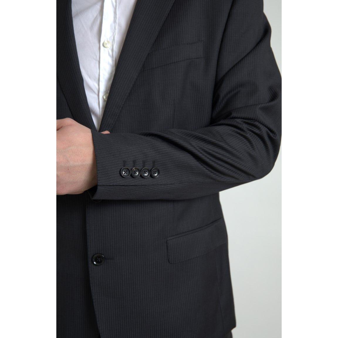Dolce & Gabbana Black 2 Piece Single Breasted MARTINI Suit KOS2197-54