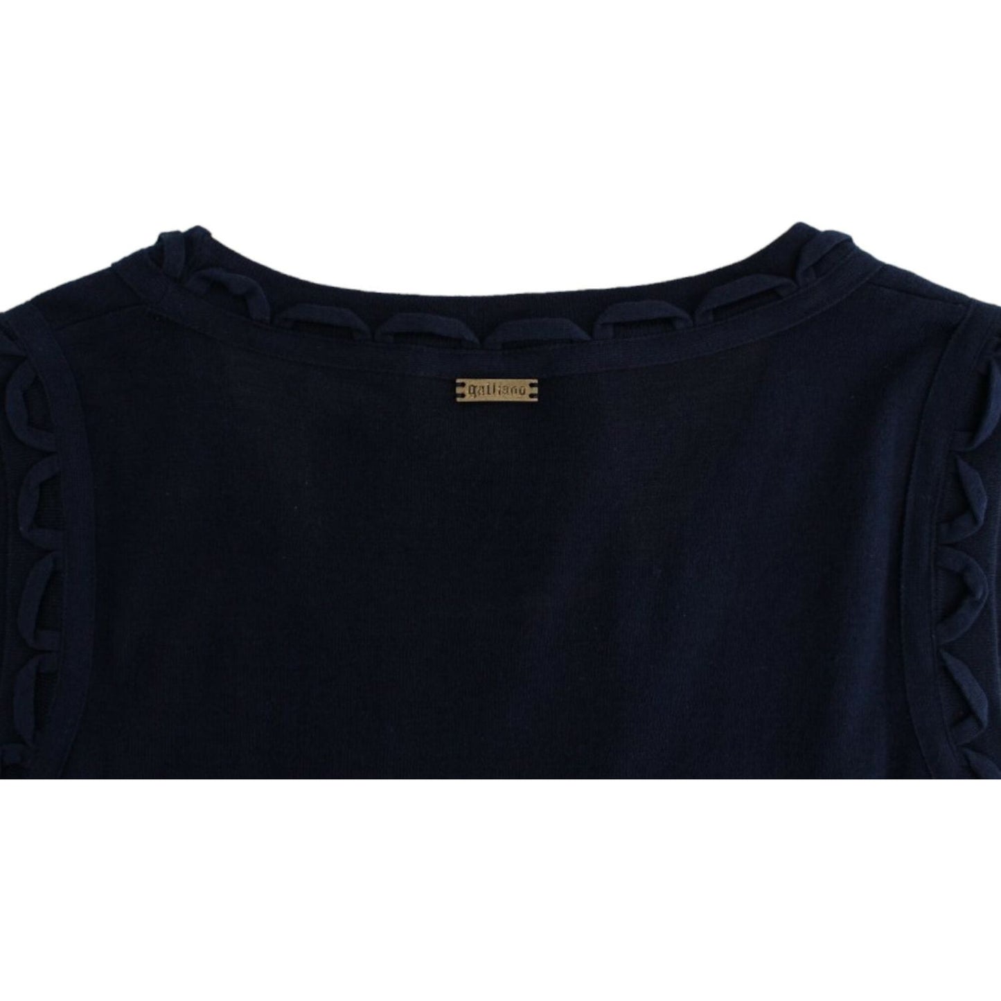 John Galliano Blue cotton jersey dress SIG11573-3