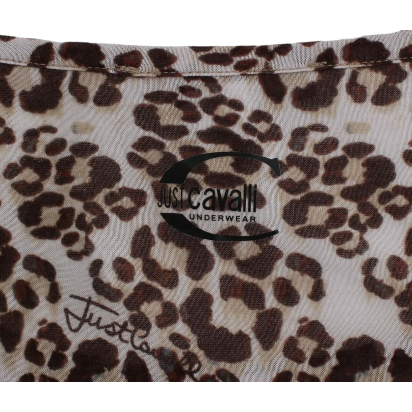 Cavalli Brown longsleeved lace top SIG11989-2