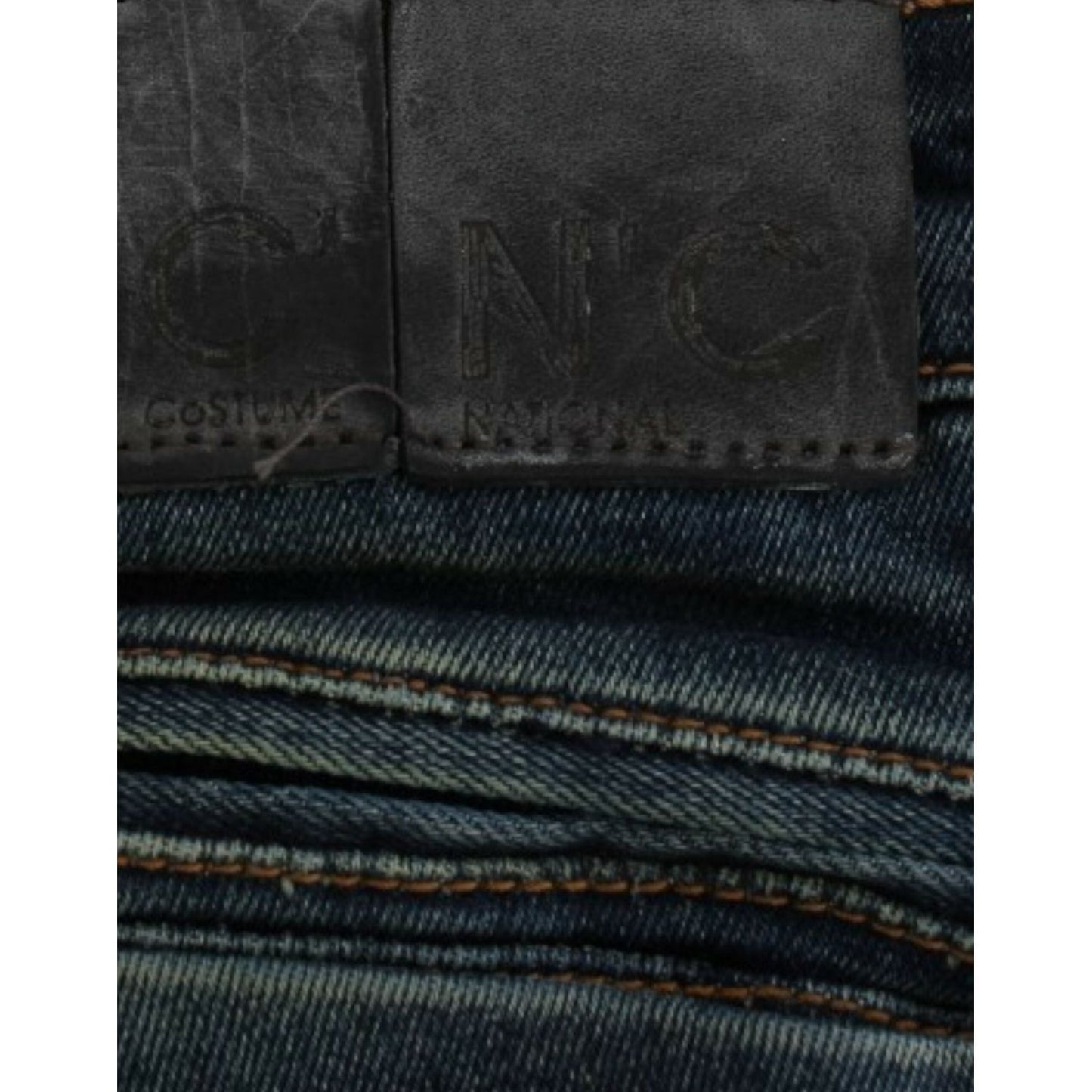 Costume National Blue straight leg jeans SIG12468-1