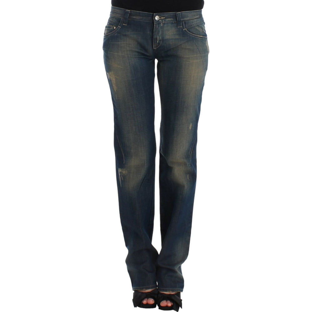 Costume National Blue straight leg jeans SIG12554-2
