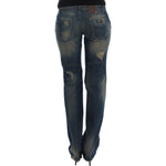 Costume National Blue straight leg jeans SIG12554-2