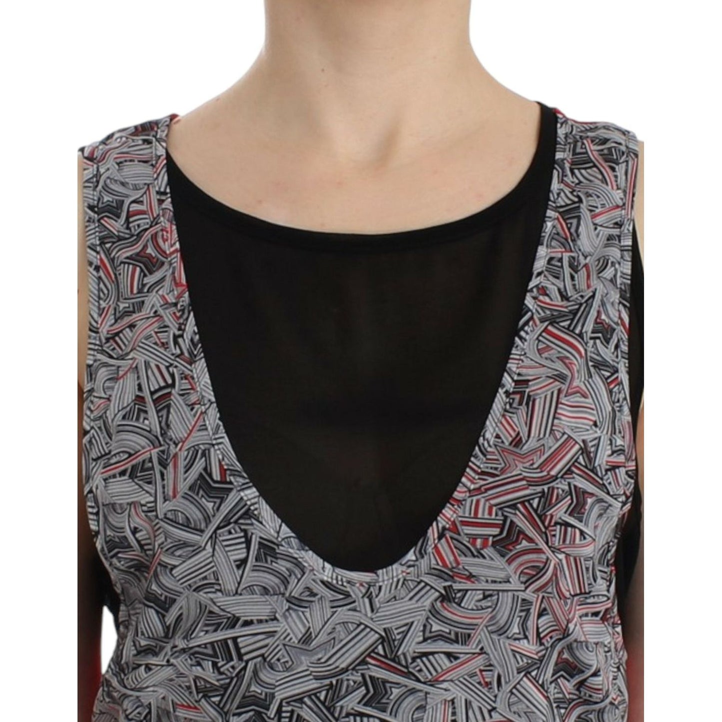 Costume National Black sleeveless top SIG12530-2