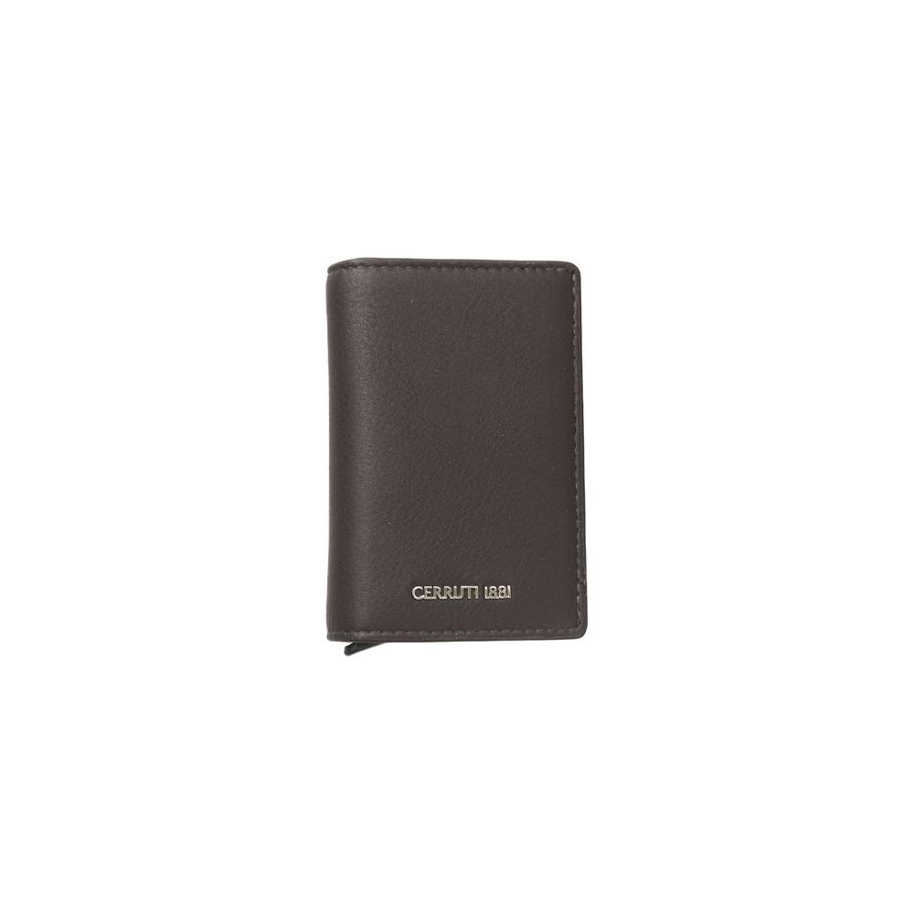Cerruti 1881 Brown Calfskin Men Wallet CE-24015