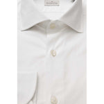 Bagutta White Cotton Men Shirt BA-23946-XL