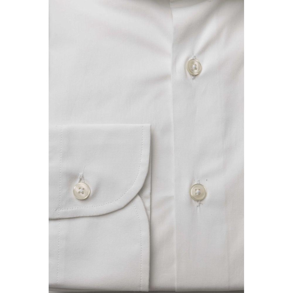 Bagutta White Cotton Men Shirt BA-23946-XL