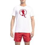Bikkembergs White Cotton Men T-Shirt BI-22057-XXL