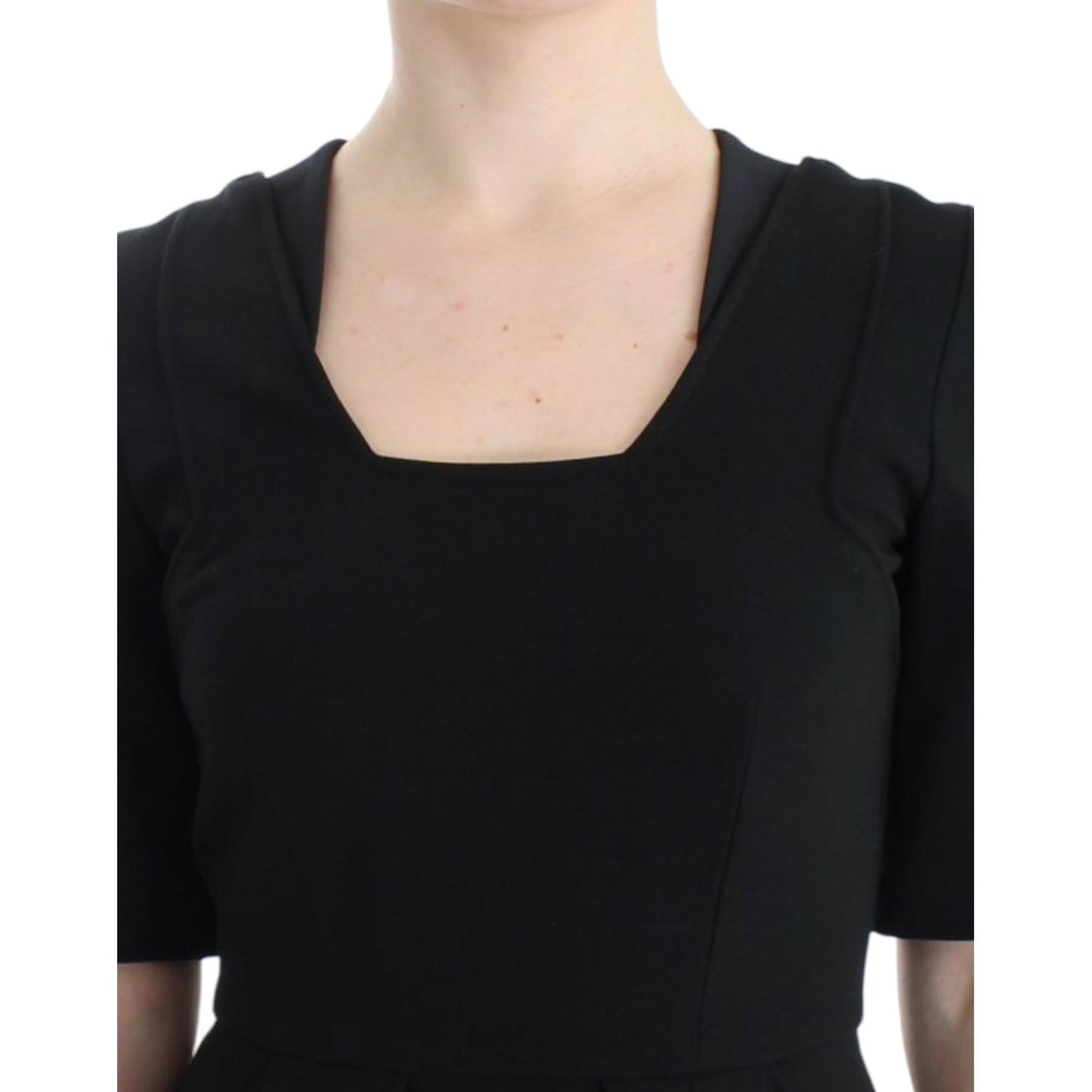 CO|TE Black short sleeve venus dress SIG12647-1