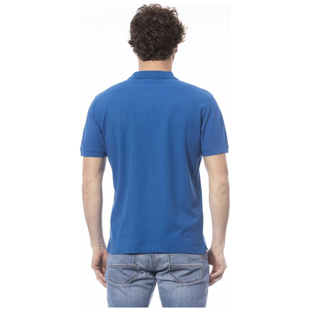 Invicta Blue Cotton Men Polo Shirt
