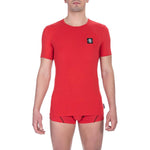 Bikkembergs Red Cotton Men T-Shirt BI-24190-S