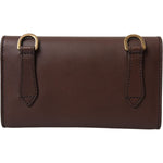 Dolce & Gabbana Brown Leather Logo Embossed Men Mini Shoulder Bag BAG1284
