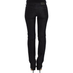 Ermanno Scervino Black Slim Jeans Denim Pants Skinny Leg Stretch SIG12452-2