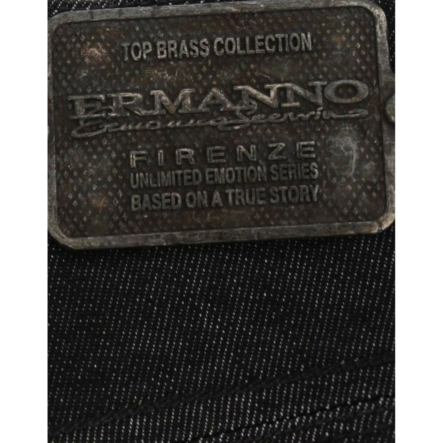 Ermanno Scervino Black Slim Jeans Denim Pants Skinny Leg Stretch SIG12452-2