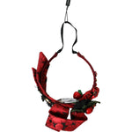 Dolce & Gabbana Red Cherry Sicily Embellished Women Hairband Diadem SMY101416