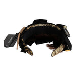 Dolce & Gabbana Clear Crystal Brown Hair Headband SMY1153