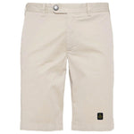 Refrigiwear Elegant Beige Bermuda Shorts with Logo Patch RE-12674-W30