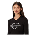 Love Moschino Chic Cotton Blend Logo Dress LO-10235-IT44|L