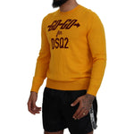 Dsquared² Orange Wool Long Sleeves Men Pullover Sweater TSH83538-48