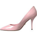 Dolce & Gabbana Light Pink Patent Leather Pumps Heels Shoes LA11136-40.5