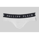 Philipp Plein White Cotton Men Boxer Short PH-6416-XL
