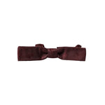 Dolce & Gabbana Maroon Floral Silk Adjustable Neck Men Bow Tie FT3945