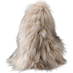 Dolce & Gabbana Beige Acrylic Fur Women Bucket Hat HAT9574-58