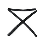 Dolce & Gabbana Black Solid 100% Silk Adjustable Tie KRA3399